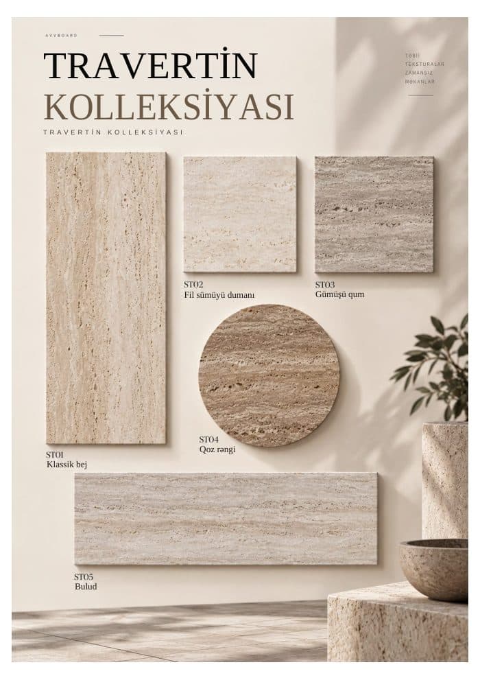 Travertin kolleksiyası
